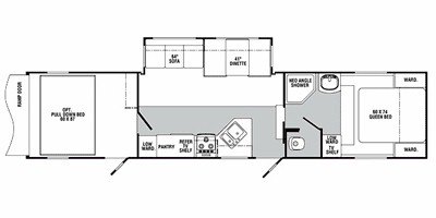 2008 R-Vision Dodge RV's D3360 floorplan