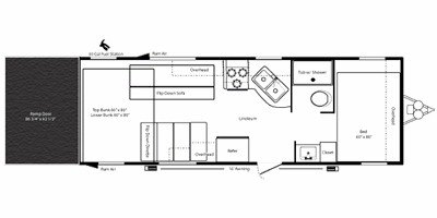 2008 Keystone Energy 230FS floorplan