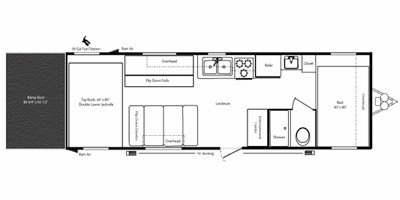 2008 Keystone Energy 260FS floorplan