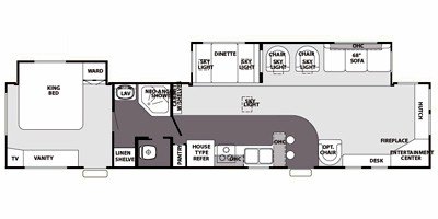 2008 Forest River Cherokee 39L floorplan