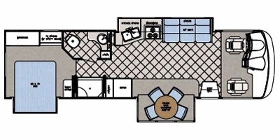 2008 Gulf Stream Yellowstone 8327 floorplan