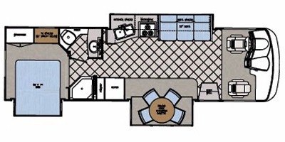 2008 Gulf Stream Yellowstone 8295 floorplan