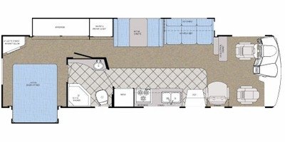 2008 Gulf Stream Sun Sport 8324 floorplan