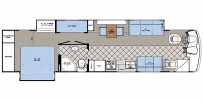 2008 Gulf Stream Tourmaster T40 U floorplan