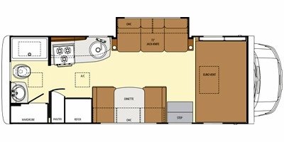 2008 Gulf Stream Conquest Vista Cruiser Mini 4230 floorplan