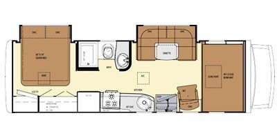 2008 Gulf Stream Conquest Vista Cruiser Mini 4270 floorplan