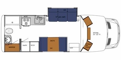 2008 Gulf Stream Conquest Yellowstone Cruiser MB 5232 floorplan