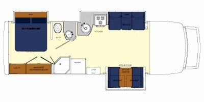 2008 Gulf Stream Conquest Yellowstone Cruiser GX2 5291 GX2 floorplan