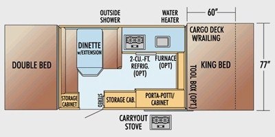 2008 Jayco Baja 10Y floorplan