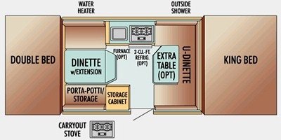 2008 Jayco Jay Series 1007 floorplan