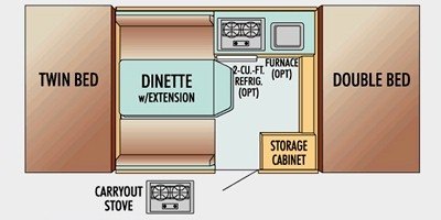 2008 Jayco Jay Series 806 floorplan