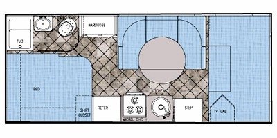 2008 Gulf Stream Conquest LE 6237 floorplan