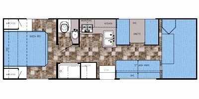 2008 Gulf Stream Conquest LE 6280 floorplan