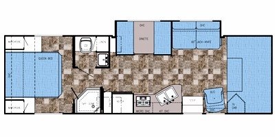 2008 Gulf Stream Conquest LE 6316 floorplan