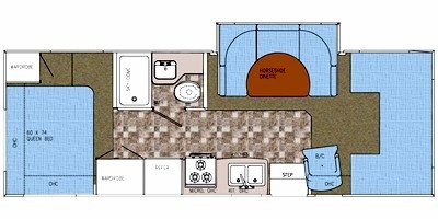 2008 Gulf Stream Conquest Ultra LE 6267 floorplan