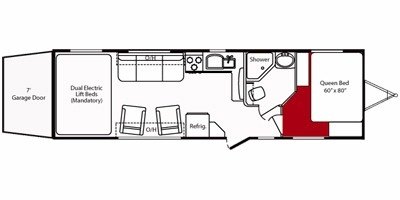 2008 Keystone Fuzion 290 floorplan