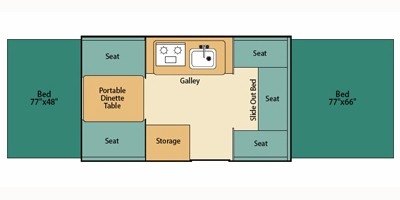 2008 Fleetwood Destiny Series Sea Pine floorplan