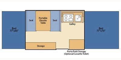 2008 Fleetwood Americana Series Santa Fe floorplan