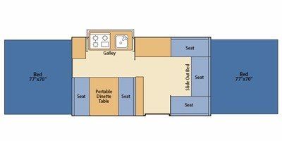 2008 Fleetwood Americana Series Sun Valley floorplan