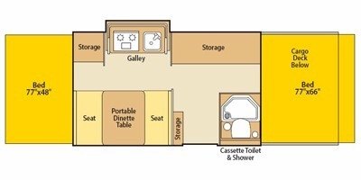 2008 Fleetwood Evolution Series E2 floorplan