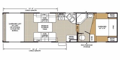 2008 Fleetwood Redline™ Hyperlite 335FSE floorplan