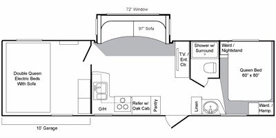 2008 Keystone Raptor 3110TT floorplan