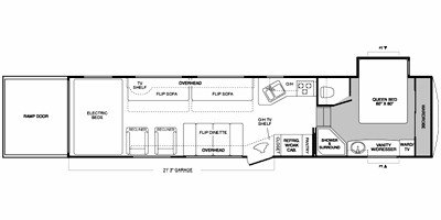 2008 Keystone Raptor 3924SS floorplan