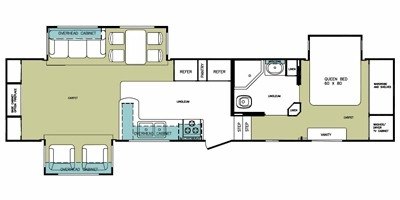 2008 Forest River Cardinal 35SB floorplan