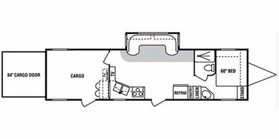 2008 KZ Sportsmen Sportster 3010 floorplan