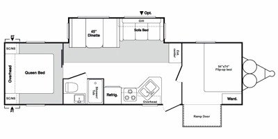 2008 Keystone Springdale 290 CT floorplan