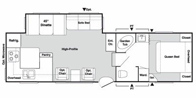 2008 Keystone Springdale 280 FWIKL-GL floorplan