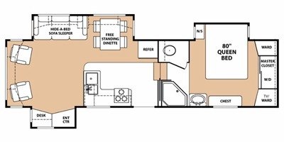 2008 Keystone Challenger 29TRL floorplan