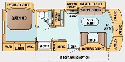 2008 Jayco Melbourne 29C floorplan