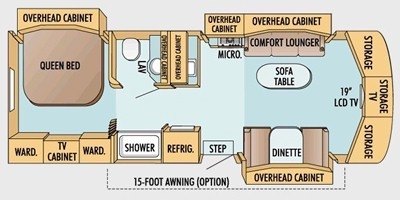 2008 Jayco Melbourne 29D floorplan