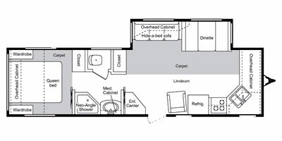 2008 Keystone Montana (Mountaineer Edition) 29FK floorplan