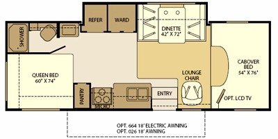 2008 Fleetwood Jamboree® 26J floorplan