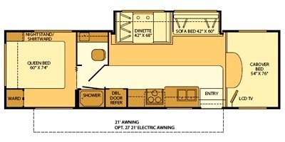 2008 Fleetwood Jamboree® GT 31W floorplan