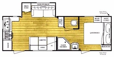 2008 Gulf Stream Innsbruck Lite 24 RKL floorplan