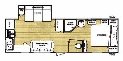 2008 Gulf Stream Innsbruck 26 SBW floorplan