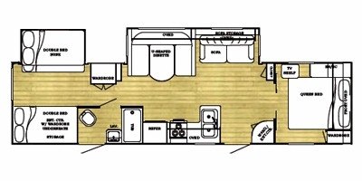 2008 Gulf Stream Innsbruck 32 TBR floorplan