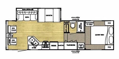 2008 Gulf Stream Innsbruck 26 FRBW floorplan