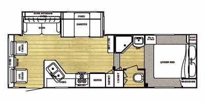 2008 Gulf Stream Innsbruck 245 FBW floorplan