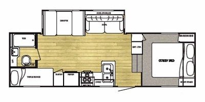 2008 Gulf Stream Innsbruck 24 FTBS floorplan