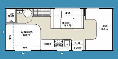 2008 Coachmen Freelander 2130QB floorplan