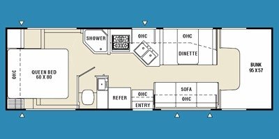 2008 Coachmen Freelander 2890QB floorplan