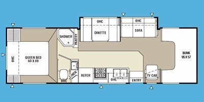 2008 Coachmen Freelander 3150SS floorplan