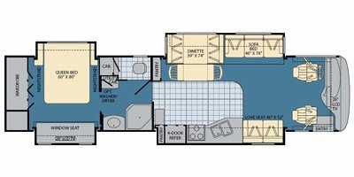 2008 Fleetwood Providence® 39L floorplan