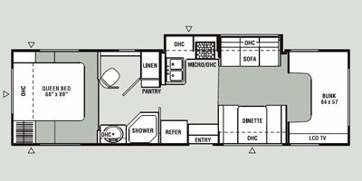 2008 Coachmen Leprechaun 317 KS floorplan