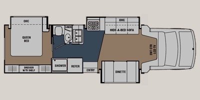 2008 Coachmen Concord 300 TS floorplan