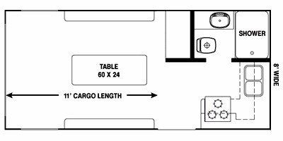 2008 Forest River Work And Play 18LT floorplan